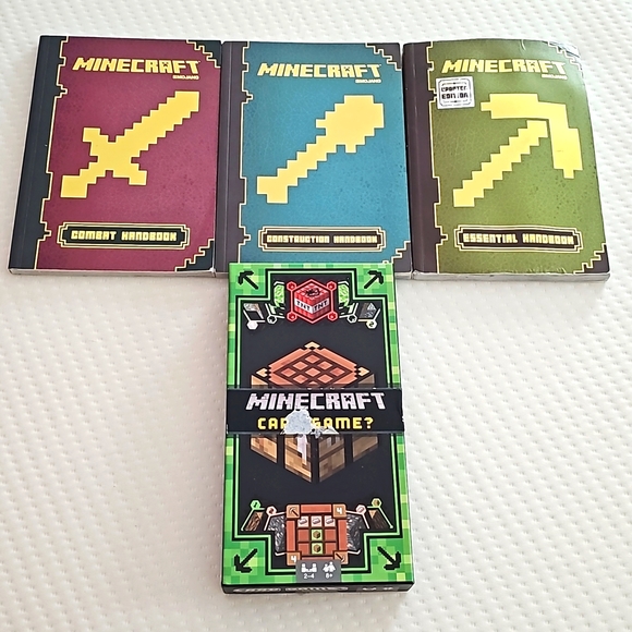 Minecraft Other - Minecraft Bundle - Card Game and 3 Books